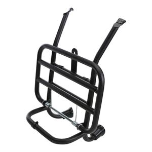 Rack, Prima Front Folding Black for Vespa Primavera, Sprint