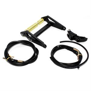 Frame Extension Kit, NCY Black for 50cc Honda Ruckus