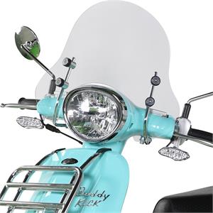 Windshield, Prima Medium Clear for Genuine Buddy Kick