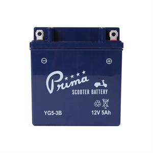 Battery, Prima YG5-3B for 125cc 4-Stroke Genuine Stella Automatic