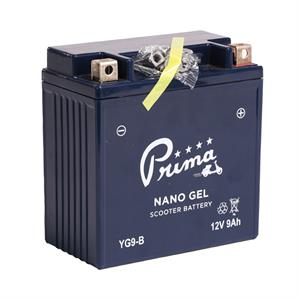 Battery, Prima YG9L-B Gel for Genuine G400C, Royal Alloy GT