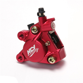 Brake Caliper, NCY Red Forged for 50cc 2-Stroke Genuine Buddy