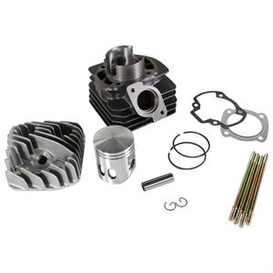 Cylinder Kit w/Head, NCY 50mm Big Bore 80cc for 50cc 2-Stroke Honda, Kymco Scooters