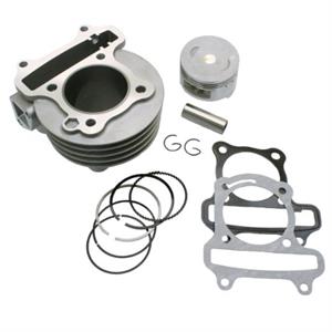Cylinder Kit, 50mm Big Bore 80cc for 50cc 4-Stroke 139QMB Scooters