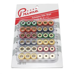 Variator Roller Weights Set, Prima for 125cc - 150cc GY6 Scooters, ATVs, Go Karts