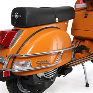 Cowl Protectors, Cuppini Chrome for Genuine Stellas, Vespa P-Series