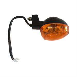 Turn Signal Assembly, Rear (Amber) for 50cc 2-Stroke Genuine Black Cat, RH