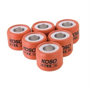Variator Roller Weights, KOSO, 18mm x 14mm, 125cc - 150cc GY6