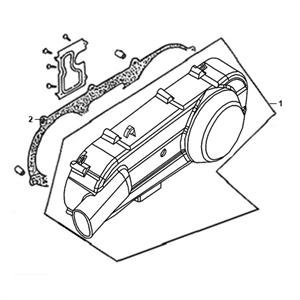 E11 - CVT Cover for 125cc Lance Scooters