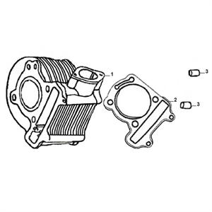 E06 - Cylinder for 125cc Lance Scooters