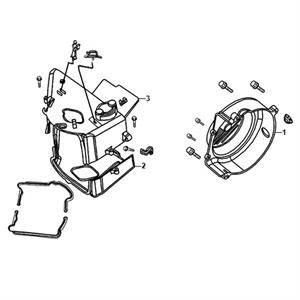 E01 - Fan Cover, Engine Shrouds for 125cc Lance Scooters