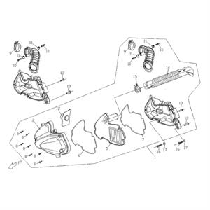 E11 - Air Box for 125cc - 170i Genuine Buddy