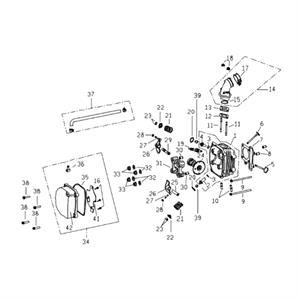 E03 - Cylinder Head for 125cc Genuine Buddy