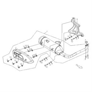 E12 - Muffler for 170i Genuine Buddy