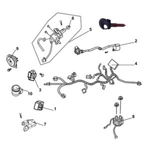 F20 - Electrical for 125cc Lance Cali, Havana, Fiddle