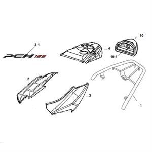F08 - Body Cover for 50cc - 200i Lance PCH