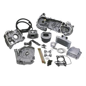 Power Pack Kit, SSP-G 63mm Big Bore w/Oil Cooler for 125cc - 150cc GY6 Scooters, ATVs, Go Karts