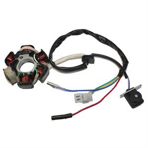 Stator, 6 Coils for 50cc 4-Stroke 139QMB Scooters