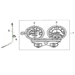 F02 - Speedometer Assembly for 150cc SYM Wolf