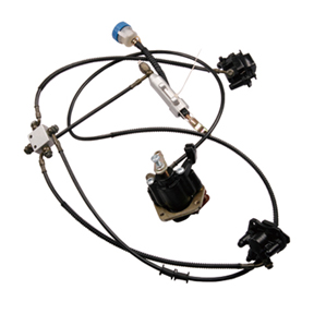 Brake Assembly, Front & Rear for 110cc Go Karts