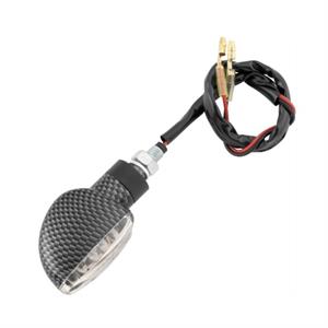 Turn Signal Assembly, BikeMaster LED Carbon Fiber for Scooters, Motorcycles