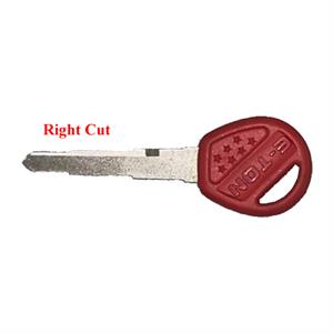 Key Blank (Red Right Cut) for E-ton Rover