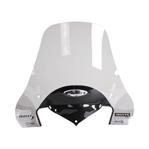 Windshield, Cuppini Clear Large for 50cc - 200cc Kymco People S