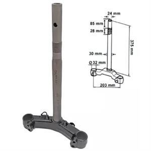 Fork, Triple Tree for 50cc - 200i Lance PCH, Cabo - Image 3