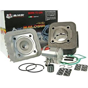 Cylinder Kit w/Head, Malossi 47mm Big Bore 70cc for 50cc 2-Stroke Piaggio, Vespa Scooters