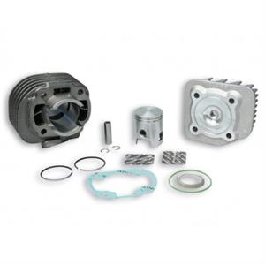 Cylinder Kit w/Head, Malossi 40mm Replacement for 50cc 2-Stroke A/C Minarelli Based Scooters