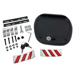 Top Case Delivery Box, X-Large Black for Scooters, Motorcycles - Image 5