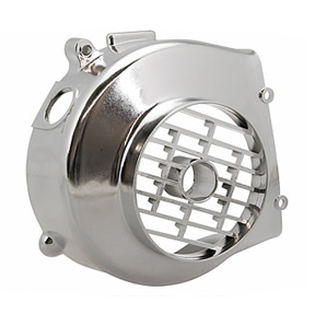 Fan Shroud, Chrome for 125cc - 150cc GY6 Scooters, ATVs, Go Karts