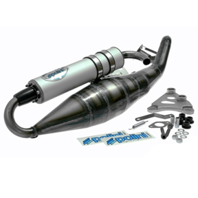 Exhaust, Polini Race 3 for 50cc 2-Stroke A/C or L/C Minarelli Based Scooters