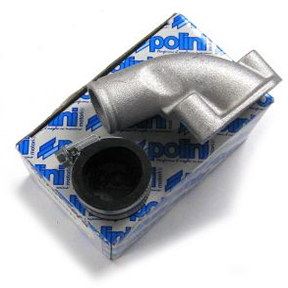 Intake Manifold, Polini for 125cc - 200cc Vintage Vespa Scooters