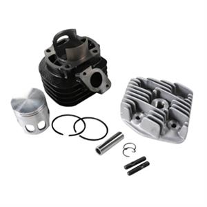 Cylinder Kit w/Head, Polini 47mm Big Bore 70cc for 50cc 2-Stroke A/C Minarelli Based Scooters