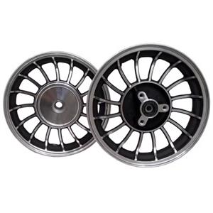 Rim Set, Type 2 Silver for 50cc - 150cc Retro Vintage Scooters