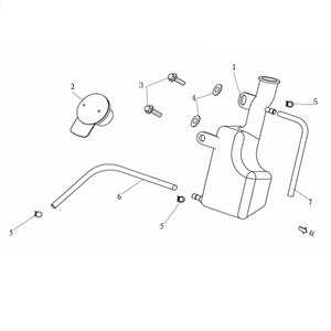 F12 - Radiator Reserve for 50cc Genuine Venture