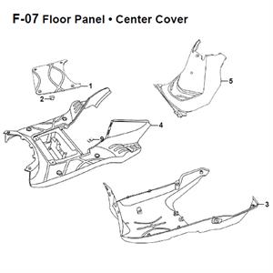 F06 - Floor Board for 50cc - 200i Lance Cabo