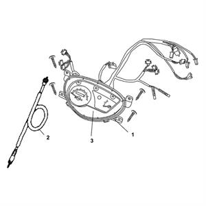 F02 - Speedometer for 50cc Lance Soho