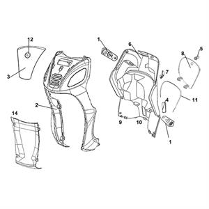 F06 - Front Panel for 50cc Lance Soho
