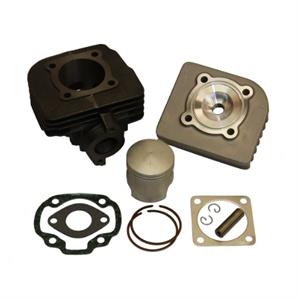 Cylinder Kit w/Head, SSP-G 47mm Big Bore 70cc for 50cc 2-Stroke AD50 Franco Morini Based Scooters