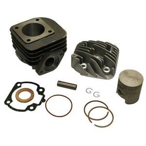 Cylinder Kit w/Head, SSP-G 47mm Big Bore 70cc for 50cc 2-Stroke A/C Kymco Scooters