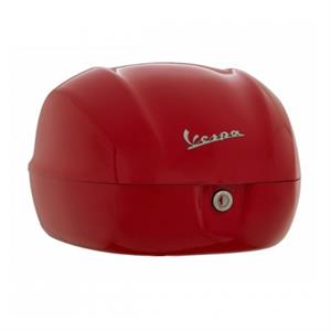 Top Case, Dragon Red (Rosso Passione) for Vespa Primavera, Sprint