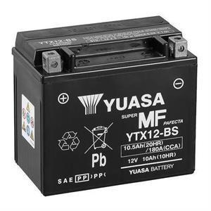 Battery, Yuasa YTX12-BS for Scooters, Motorcycles
