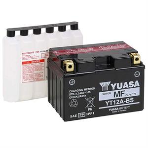 Battery, Yuasa YT12A-BS for 250cc SYM T2 250i