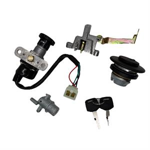 Key Switch Lock Set, Type 3 for 50cc 4-Stroke Lance Charming, ZN50QT-A